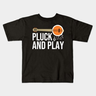 Banjo Pluck And Play Kids T-Shirt